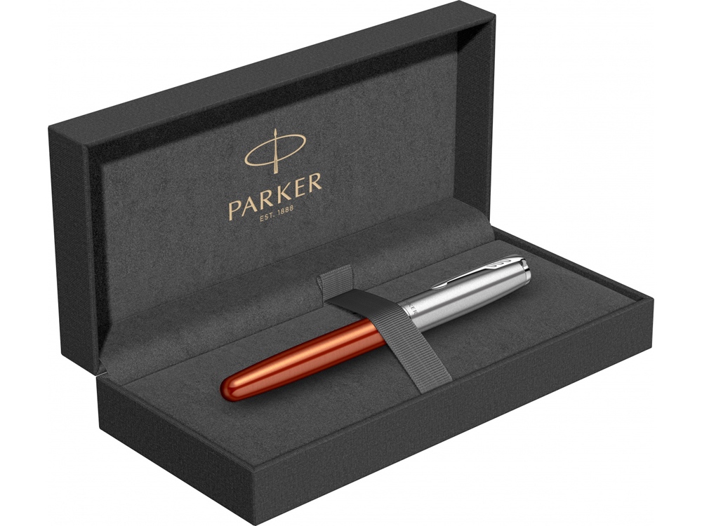 Ручка-роллер Parker «Sonnet Essentials Green SB Steel CT», оранжевый_9