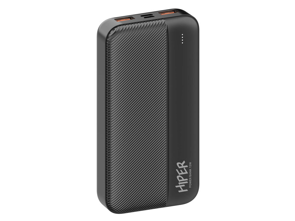 Портативный внешний аккумулятор «SM», 20000 mAh, черный