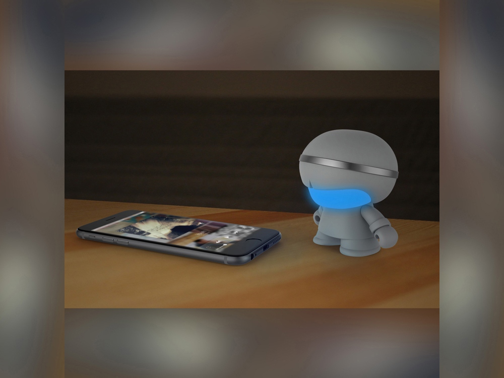 Портативный динамик Bluetooth «mini XBOY», серый_8