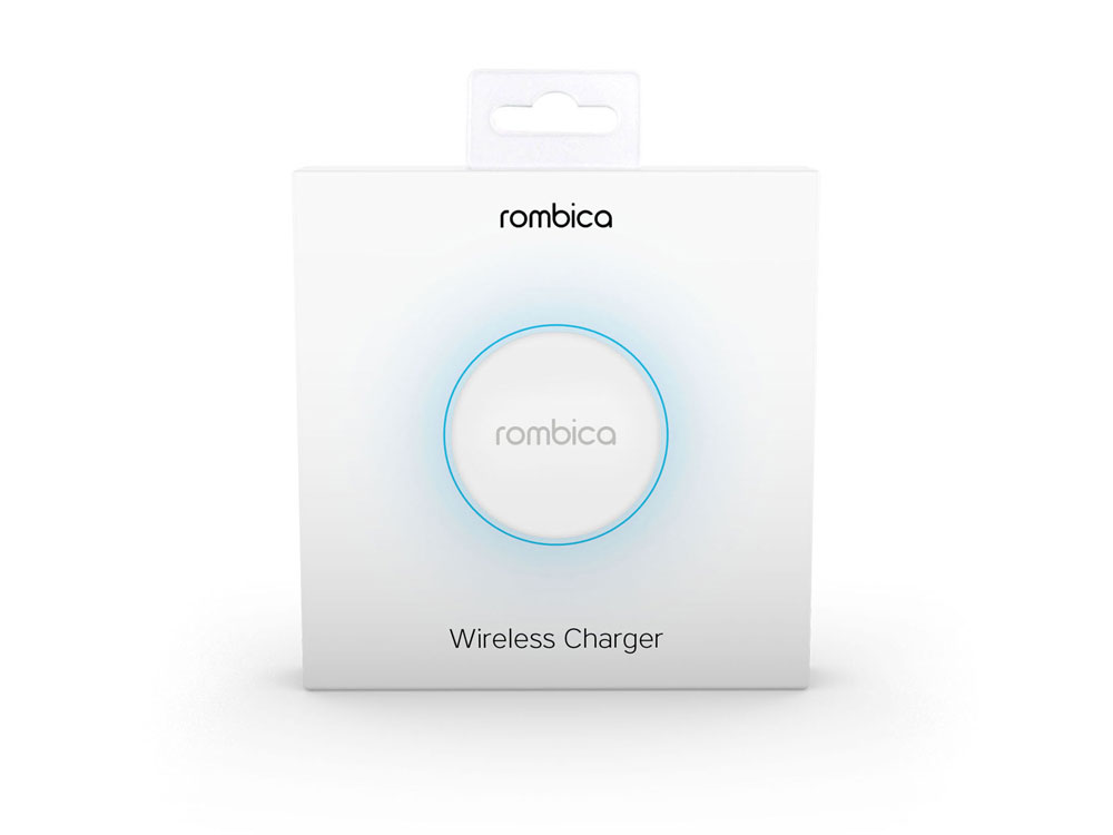 Беспроводное зарядное устройство «NEO Core Quick» c быстрой зарядкой с логотипом Rombica, белый_3