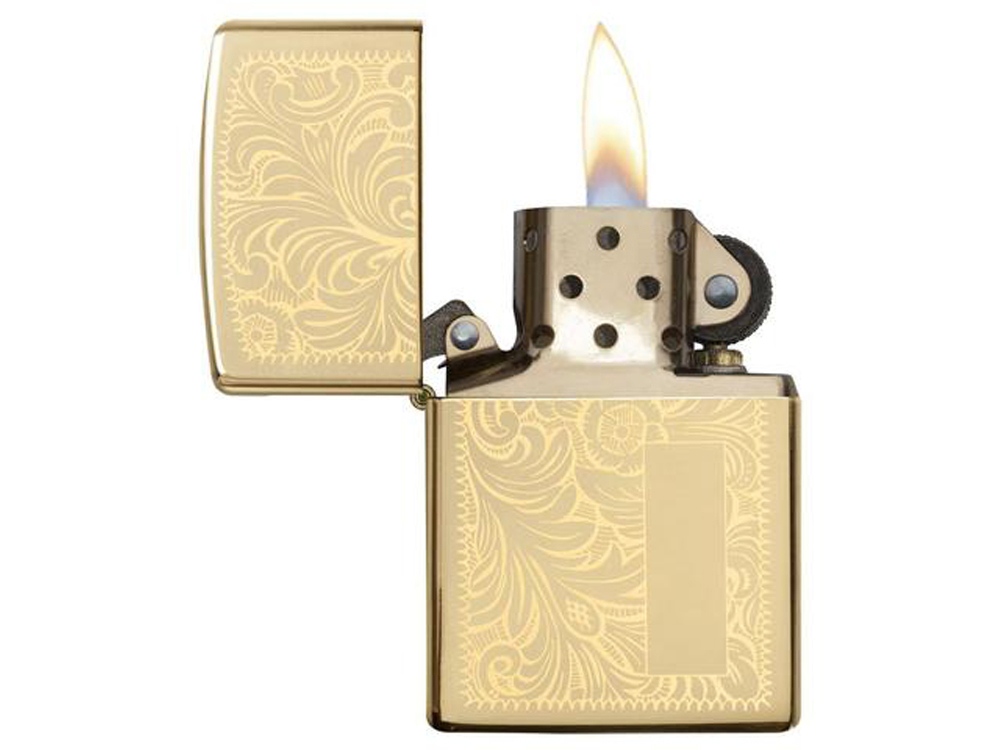 Зажигалка ZIPPO Venetian® с покрытием High Polish Brass_1