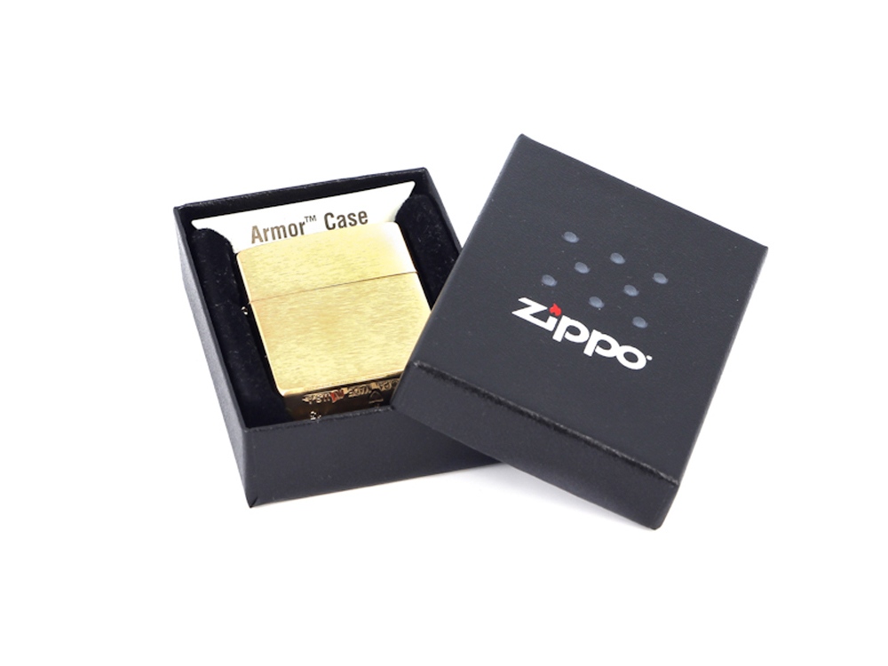 Зажигалка ZIPPO Armor™ с покрытием Brushed Brass_4