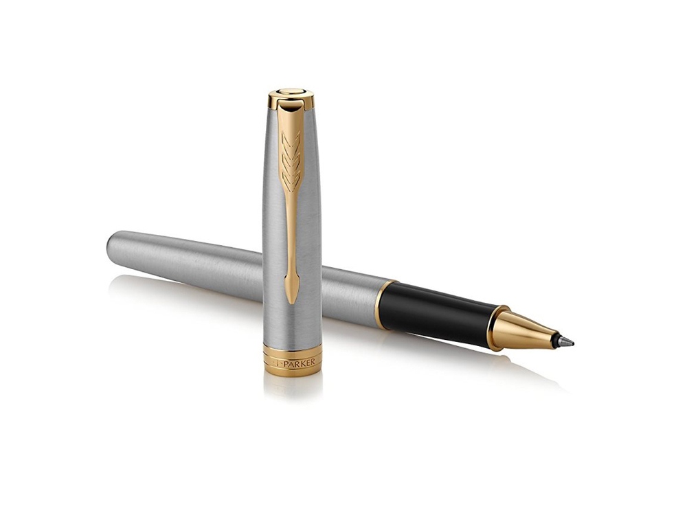 Ручка роллер Parker «Sonnet Core Stainless Steel GT»_2