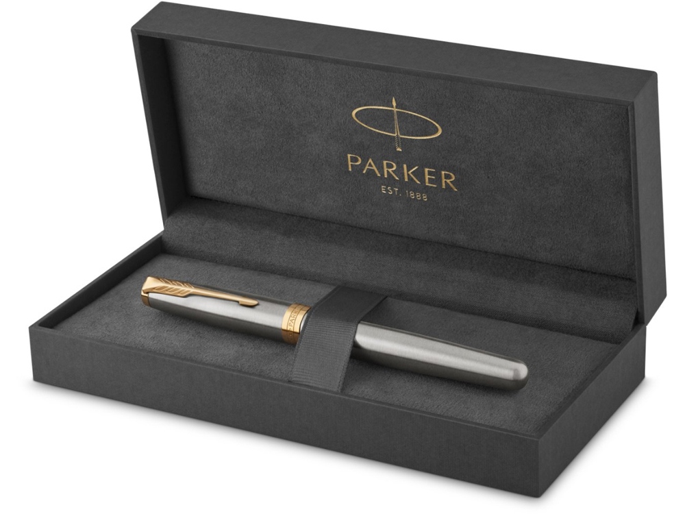 Ручка роллер Parker «Sonnet Core Stainless Steel GT»_3