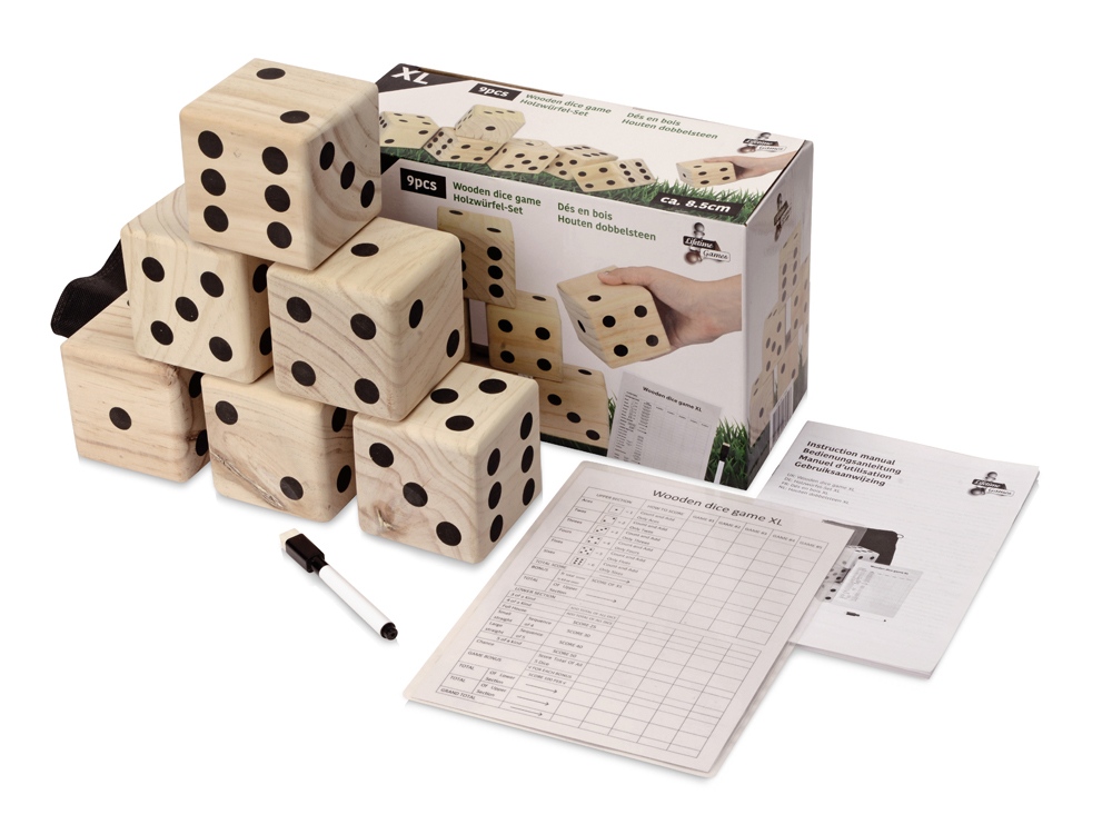 Деревянная игра в кости, XL "Dice"_2