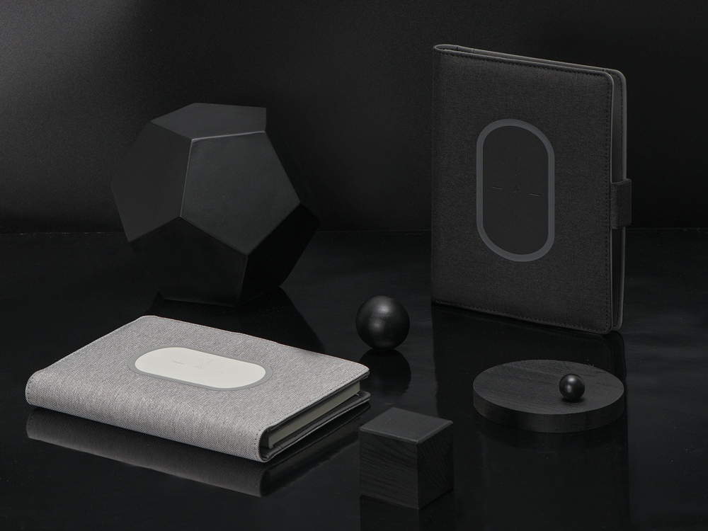 Органайзер с беспроводной зарядкой «Powernote», 5000 mAh_2
