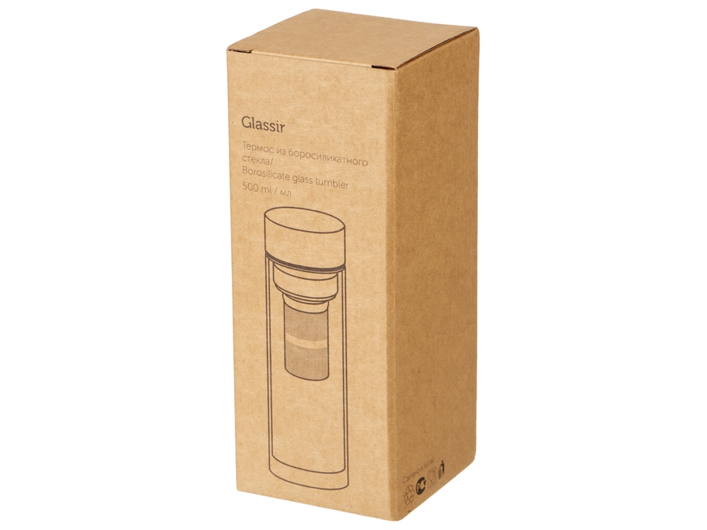 Стеклянная термобутылка «Glassir», 500мл_7