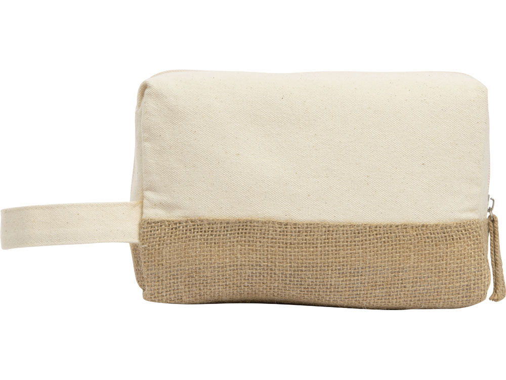 Косметичка «Jute» с ручкой из хлопка и джута_2