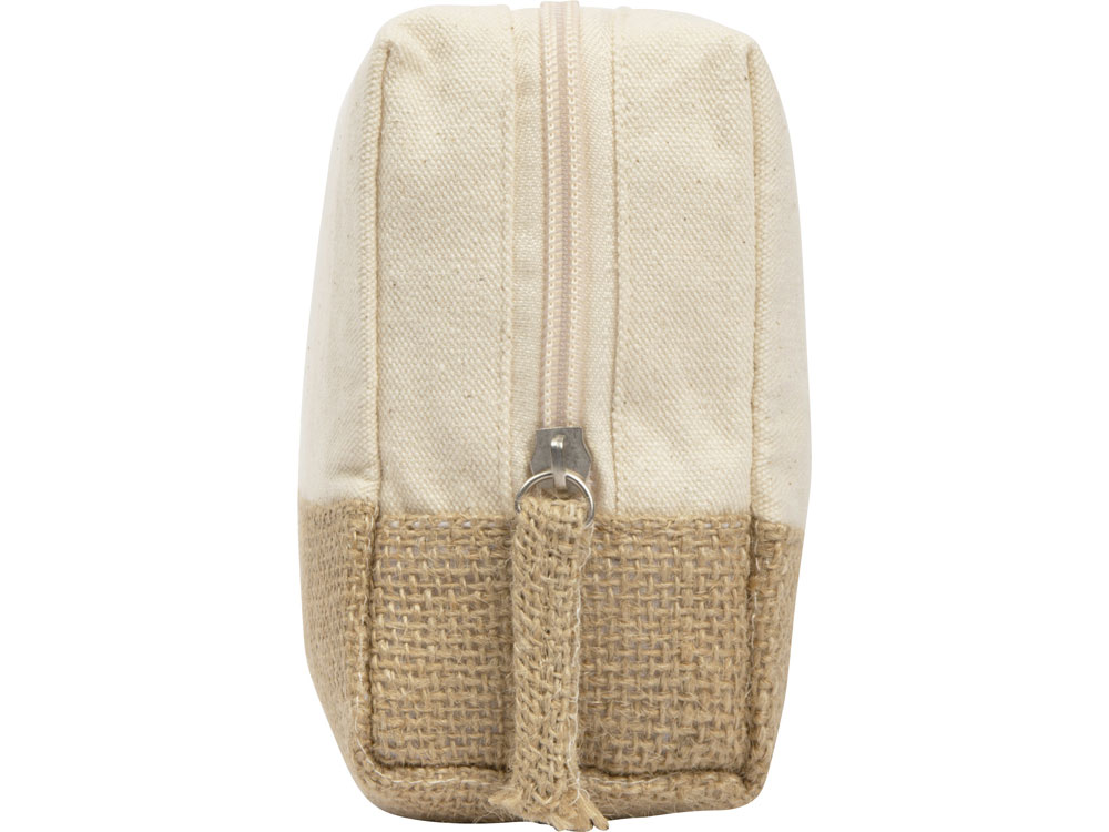 Косметичка «Jute» с ручкой из хлопка и джута_4
