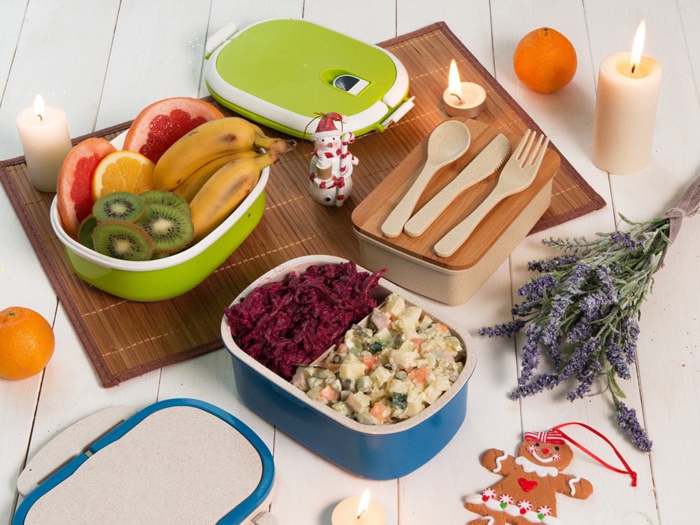 Ланч-бокс «Lunch» из пшеничного волокна с бамбуковой крышкой_10