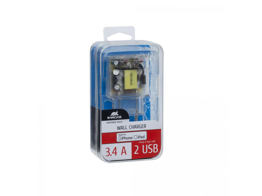 Сетевое зарядное устройство VA4125 с кабелем MFi Lightning_1